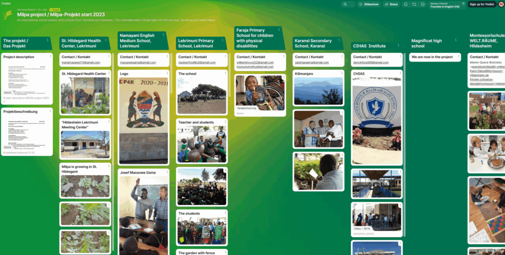 Milpa Padlet